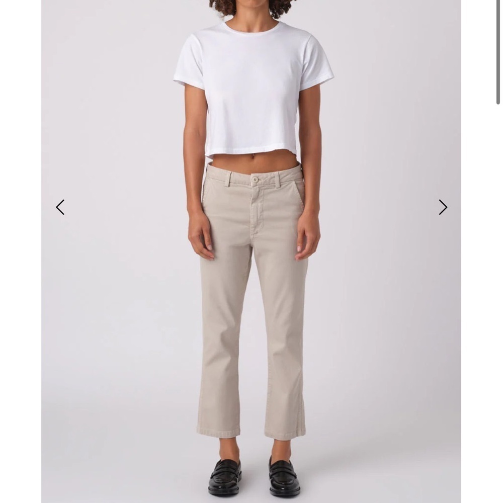 AMO Light Khaki Easy Trouser in Pumice Beige Size 29